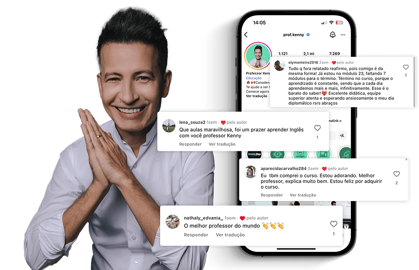 Depoimentos de alunos